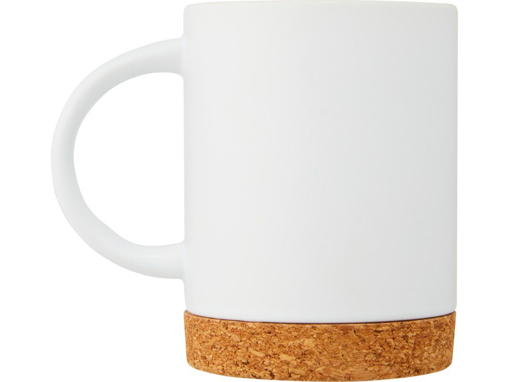 Neiva Керамическая кружка объемом 425 мл с пробковым основанием, белый-2