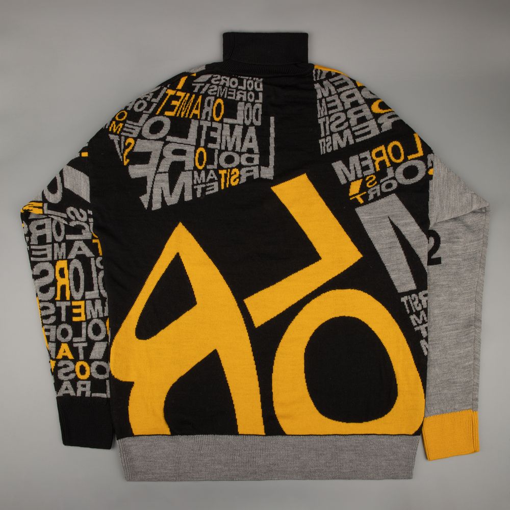 Свитер оверсайз на заказ Tricksy Net, полушерсть-5