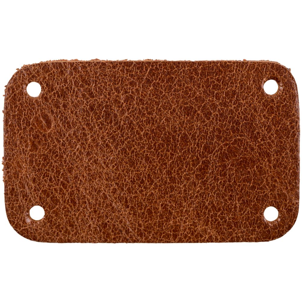 Лейбл кожаный Beta, S, горчичный-1