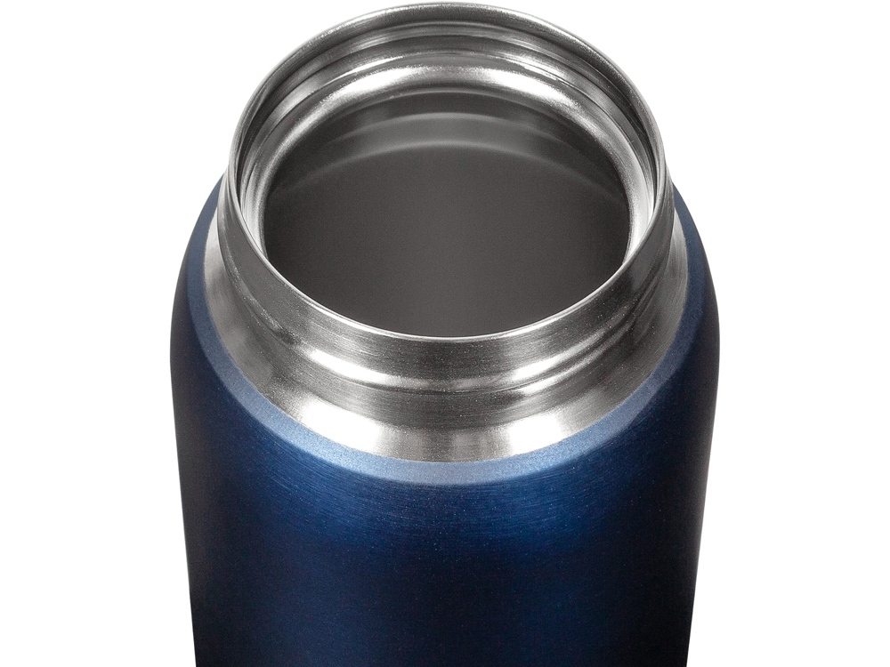 Термокружка Relaxika 701 (0,48 литра), синяя (без лого)-7