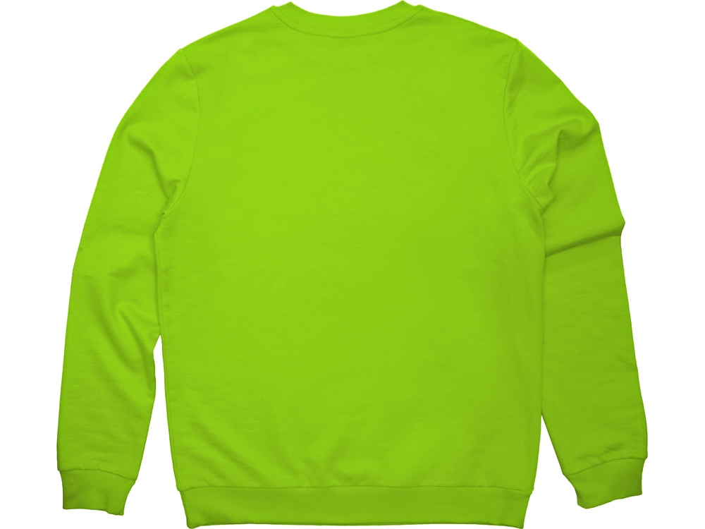 Свитшот Motion унисекс с начесом, зеленое яблоко-8