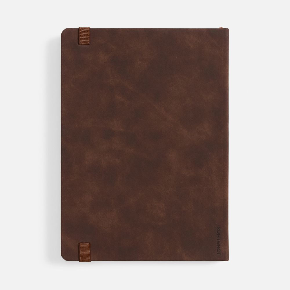 Ежедневник Urban Hard, недатированный, коричневый-2