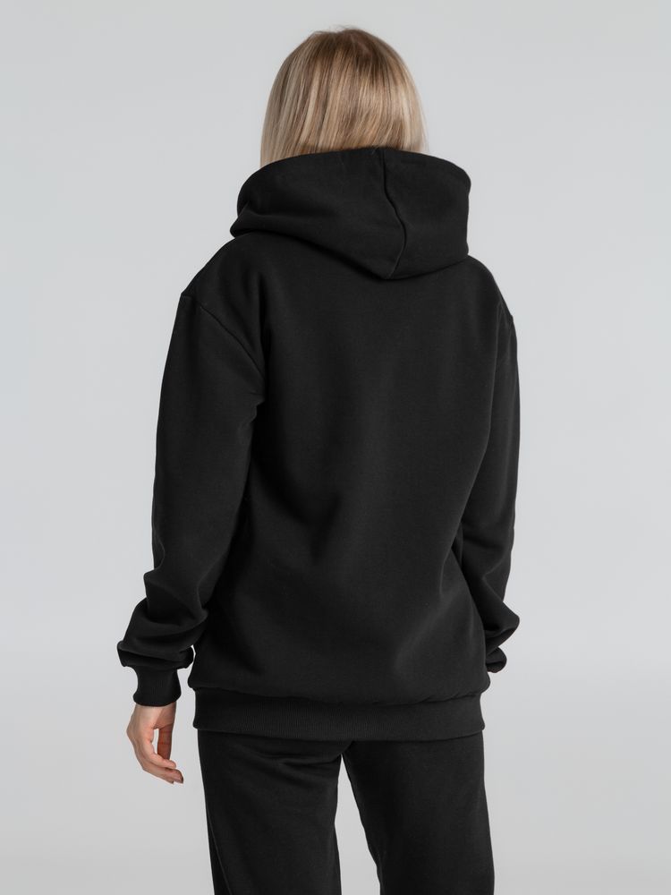 Толстовка на молнии с капюшоном Siverga Heavy 2.0, черная-5