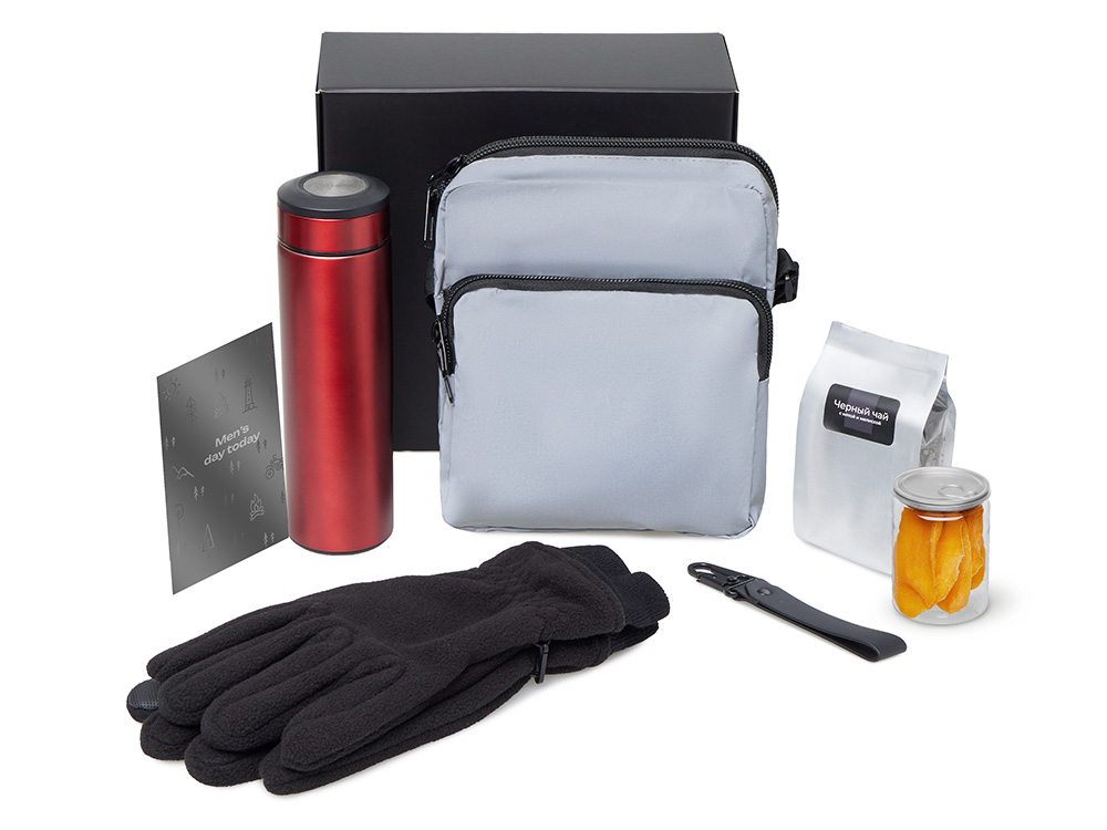 Подарочный набор Re:m. Step  с термосом, перчатками и сумкой-1
