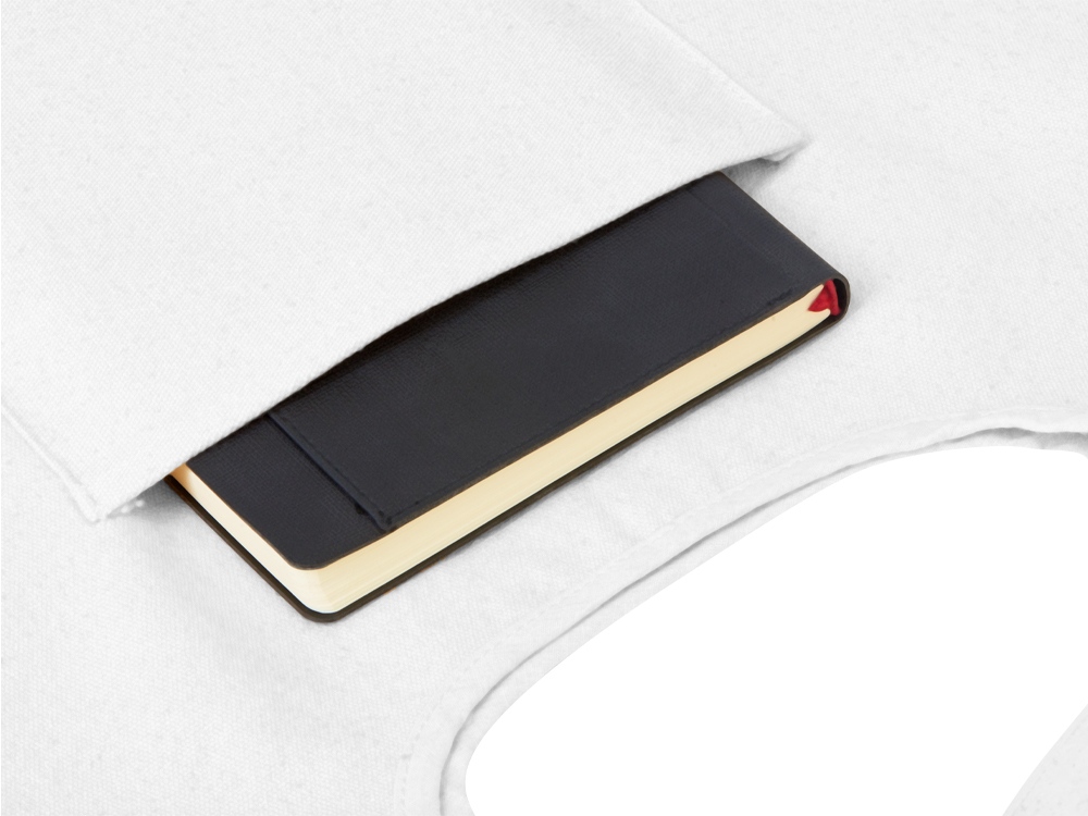 Сумка-шоппер Vest из хлопка 340 г/м2, белый-4