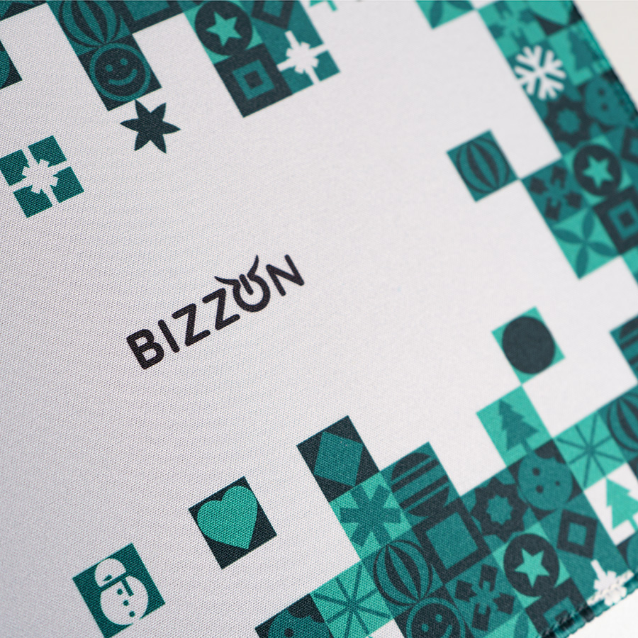 Коврик для мыши GLIDE S, 26*21*0,3см, прошитый край, белый, белый-3