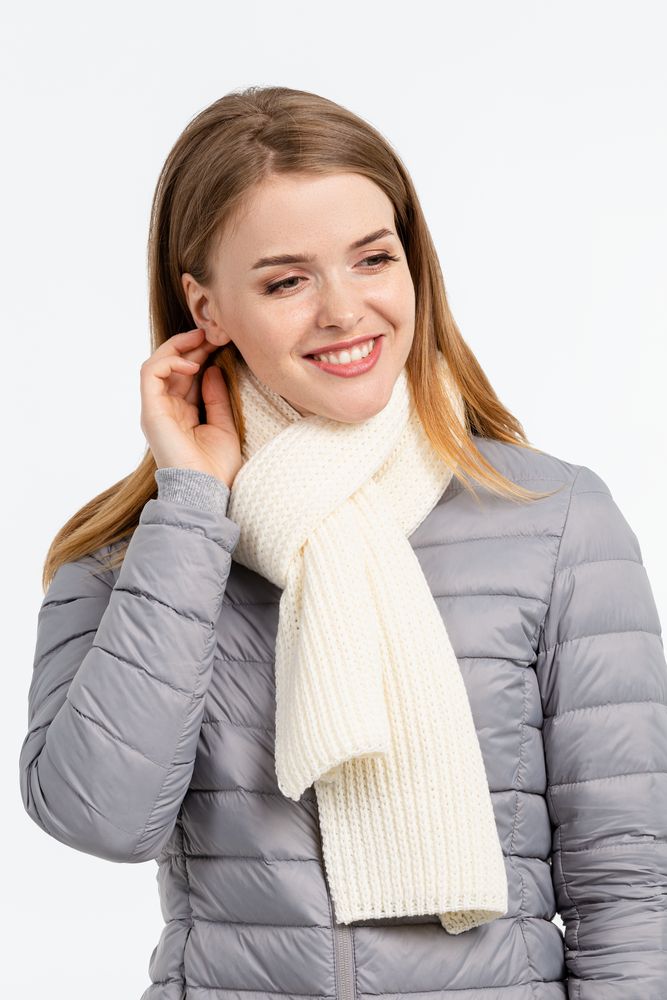 Шарф Nordkapp, белый (молочный)-2