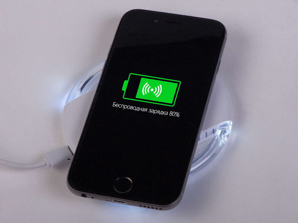 Беспроводное зарядное устройство Cos, 5 Вт, белый-7