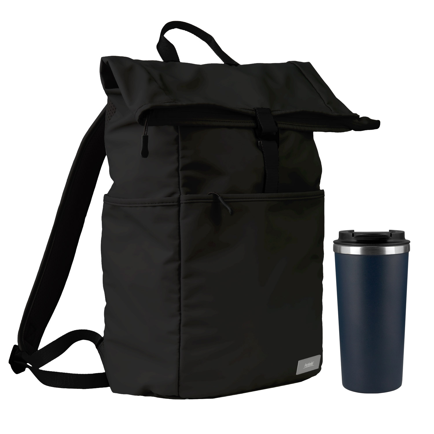 Подарочный набор Palermo, Boston, черный/синий (рюкзак, термокружка)-0