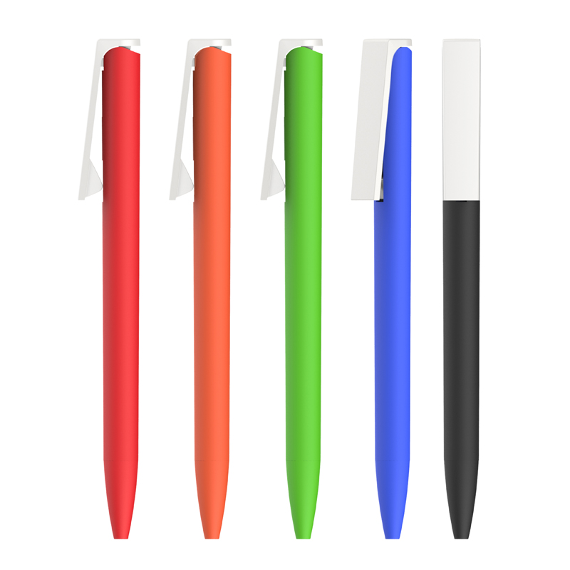 Ручка шариковая "Clive", покрытие soft touch-3