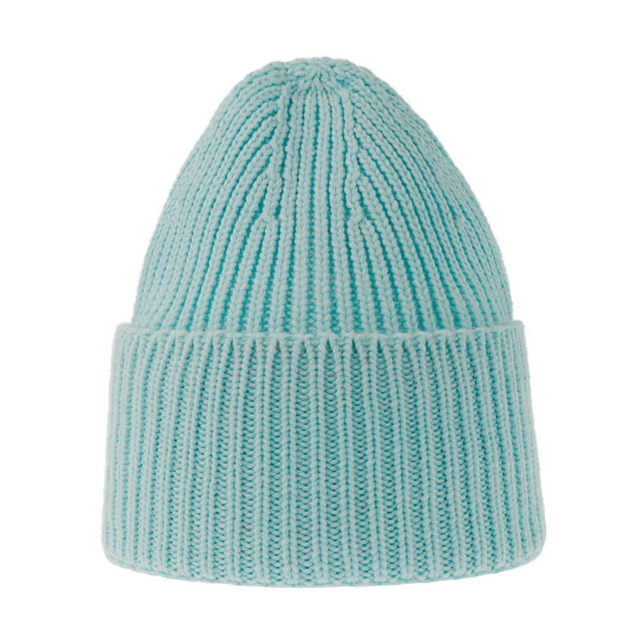 Шапка OAK рельефная из пряжи Polylana®, голубой-1