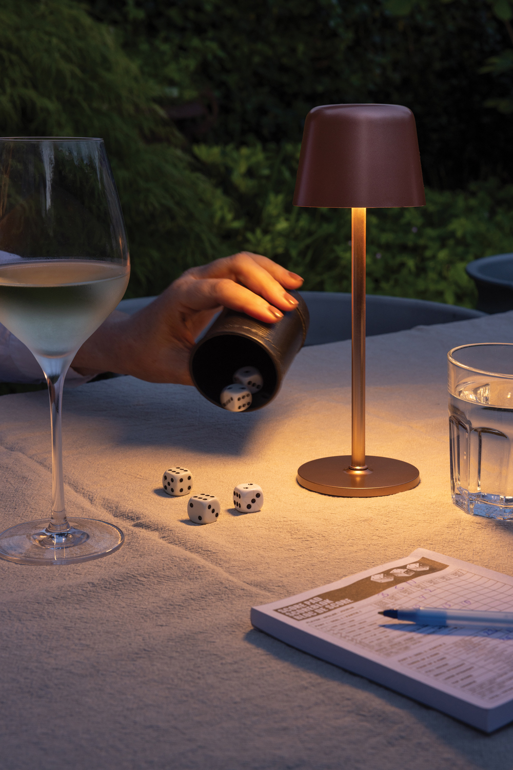 Настольная лампа Zenic из переработанного пластика RCS-11