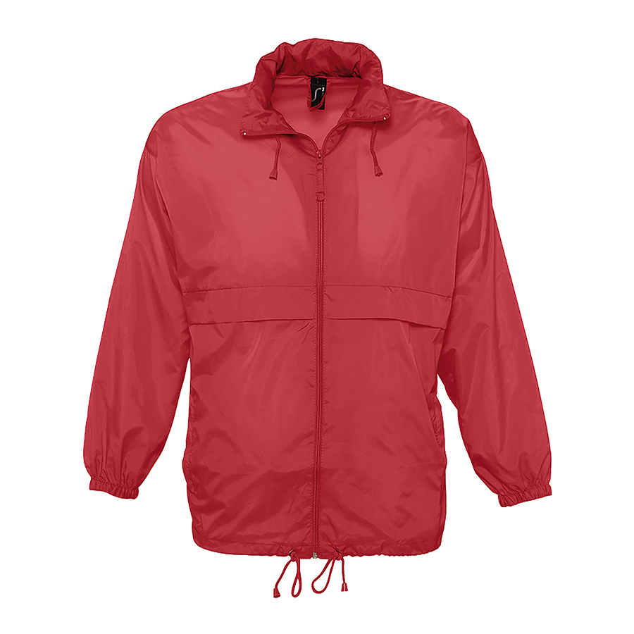 Ветровка водоотталкивающая унисекс SURF, красный-0