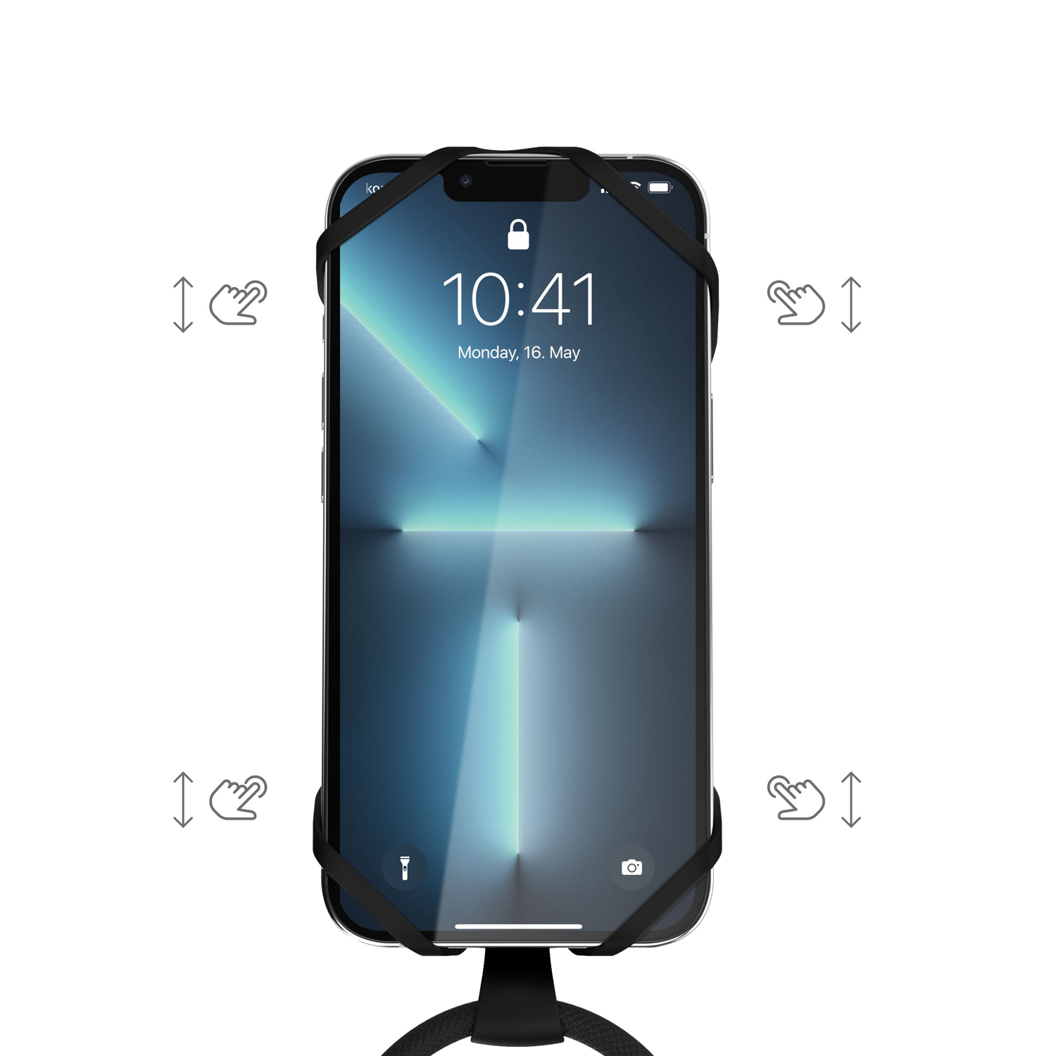 Ремешок-держатель для телефона Infinity, черный-2