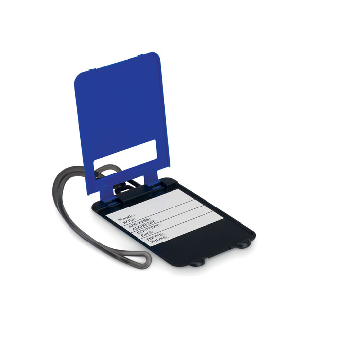 Бирка багажная, королевский синий-2