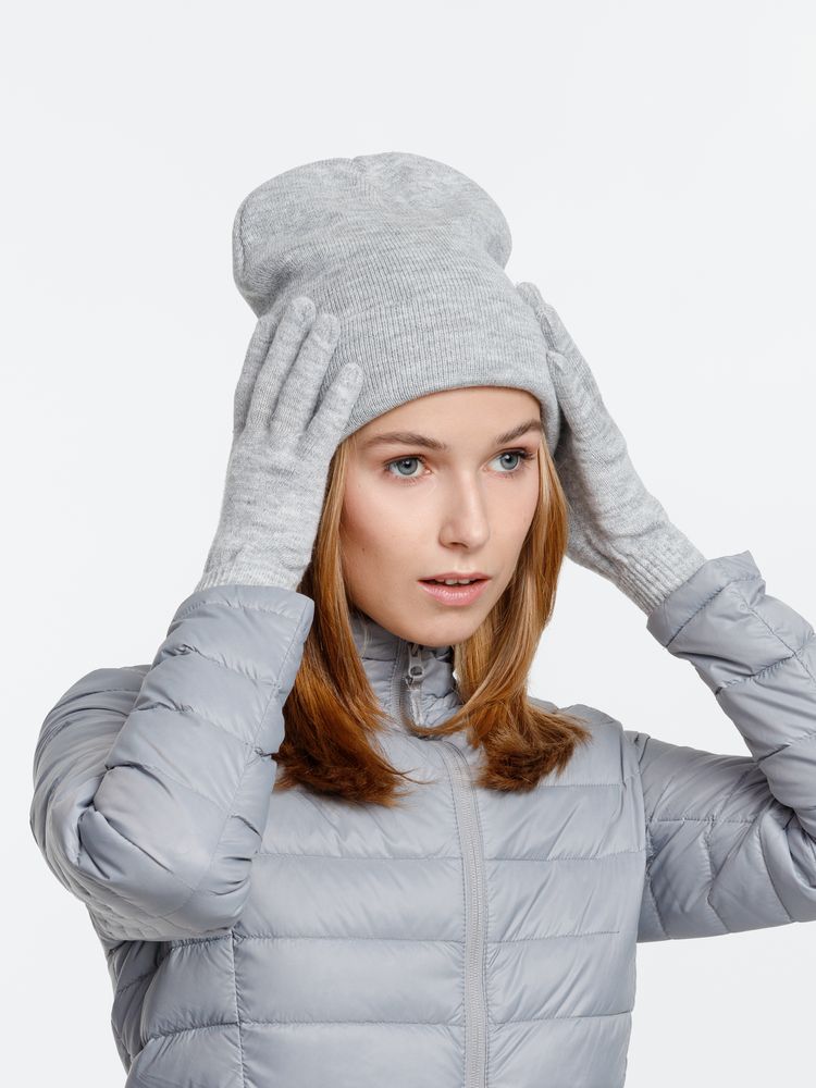 Шапка Urban Flow, светло-серый меланж-3