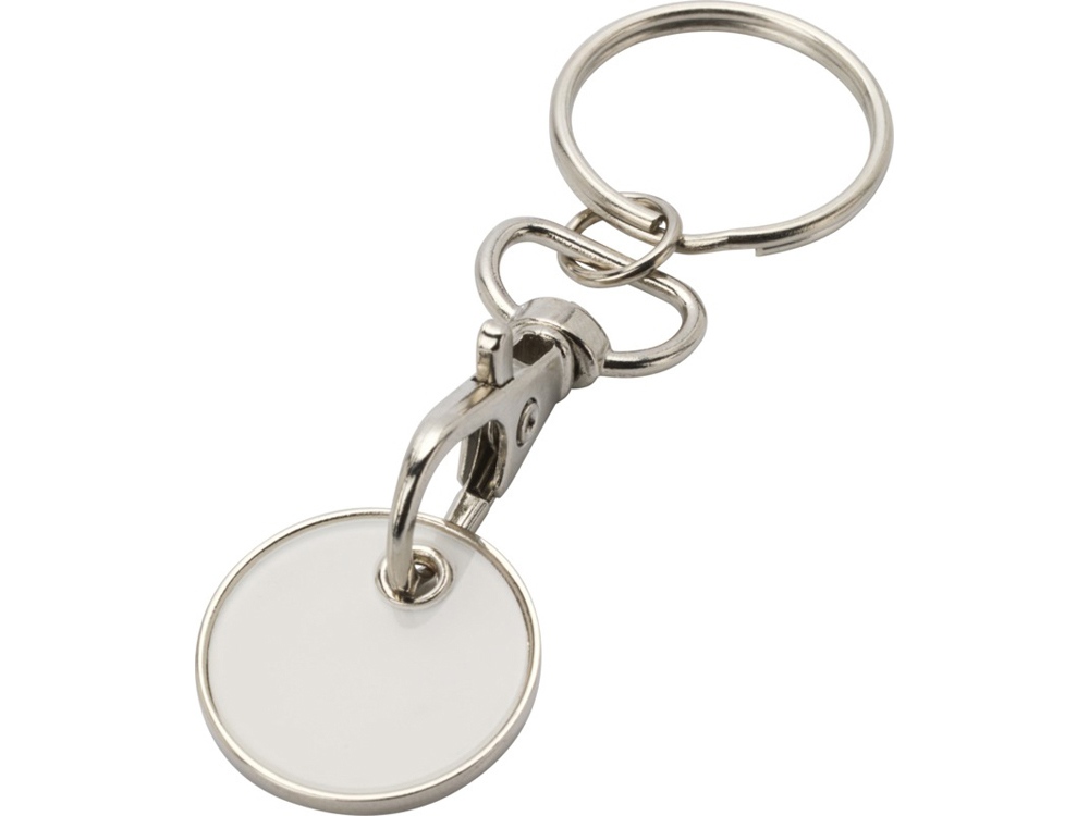 Rory брелок для ключей с монетой для тележки, белый-0