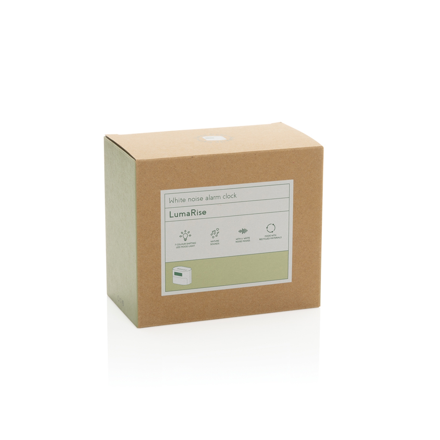 Световой будильник LumaRise из переработанного пластика RCS-3