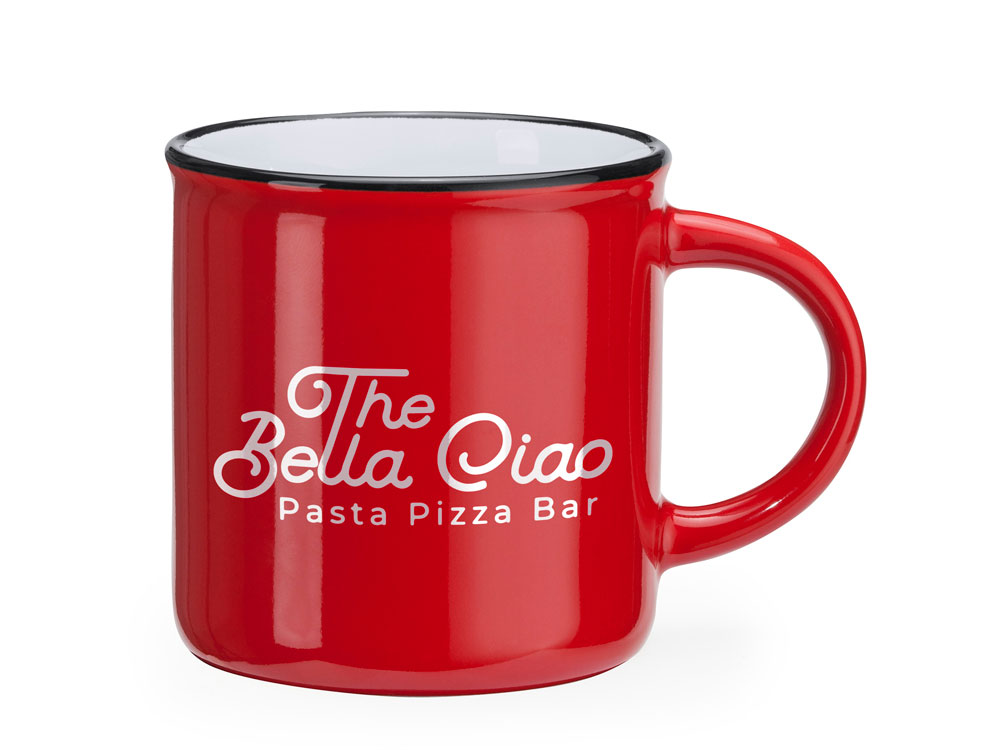 Кружка керамическая JACK, 300 мл, красный-2