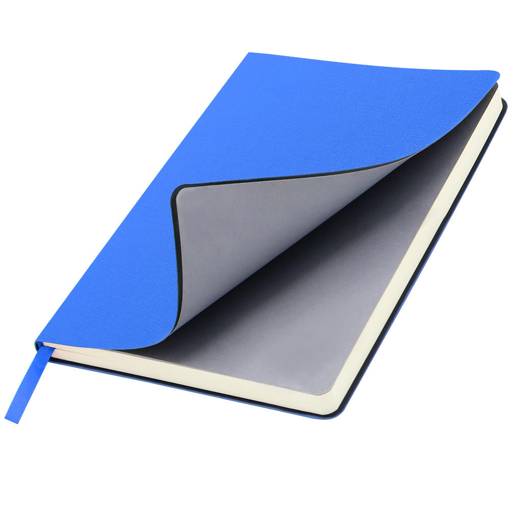 Ежедневник A5 недатированный Stefano в мягком переплёте, Светло-синий-0