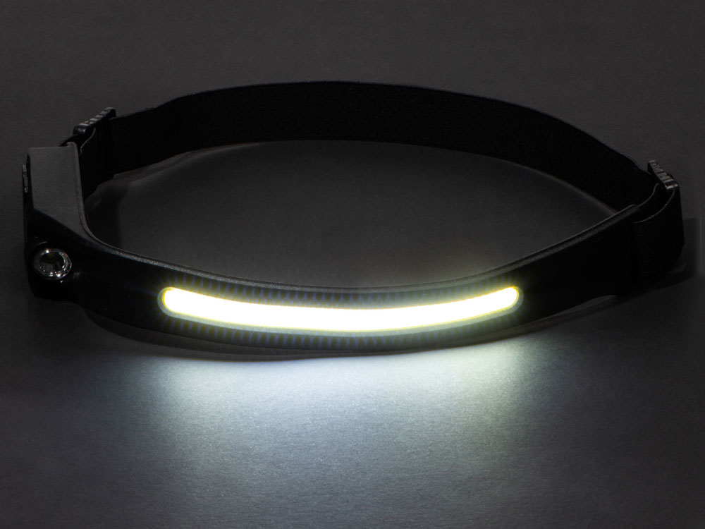 Налобный фонарь 2-в-1 c управлением жестами Spacelight, черный-5