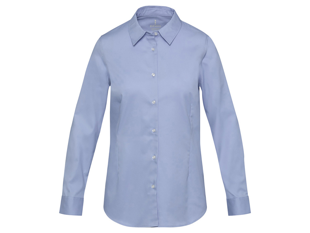 Citrine женская рубашка из твила - Голубой-1