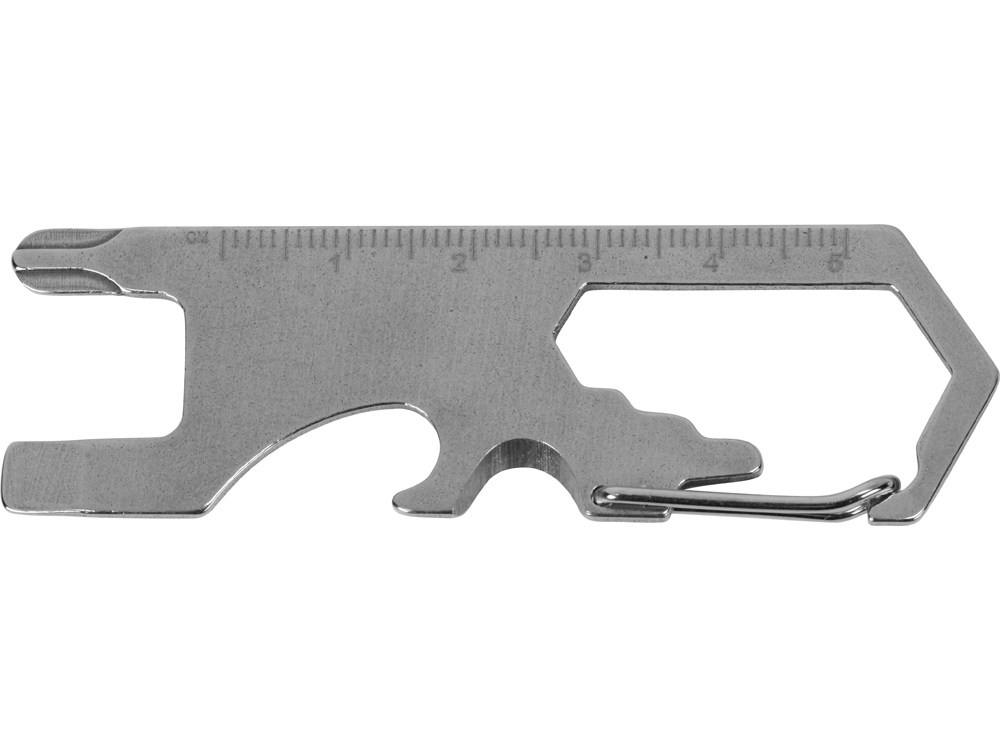 Мультиинструмент Carabiner, серебристый-1