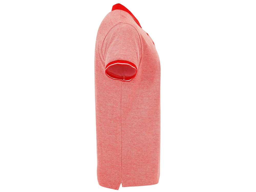 Рубашка поло Bowie мужская, меланжевый красный-3