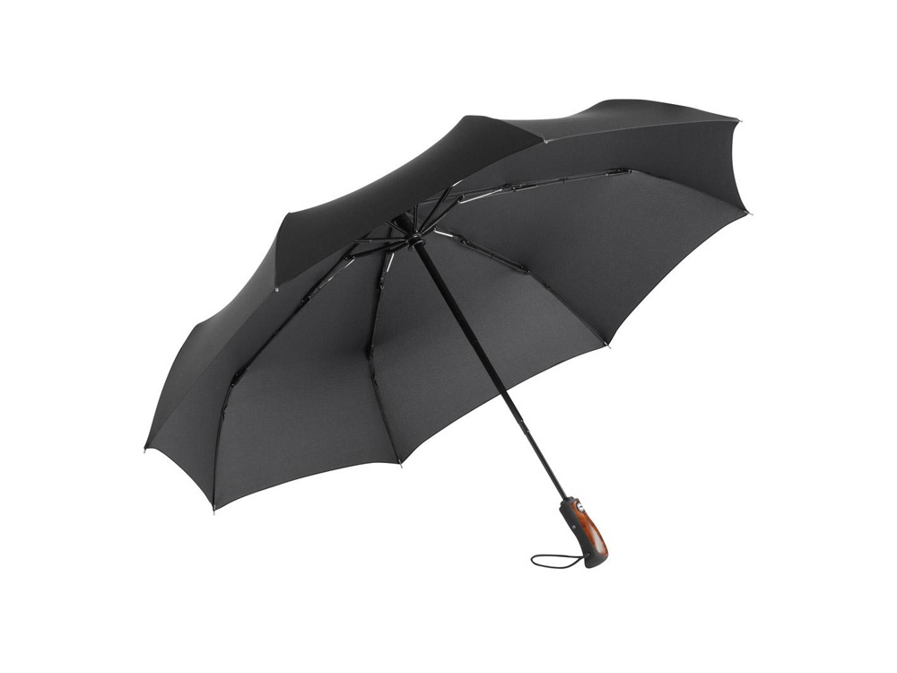 Зонт складной 5663 Stormmaster автомат, черный-1