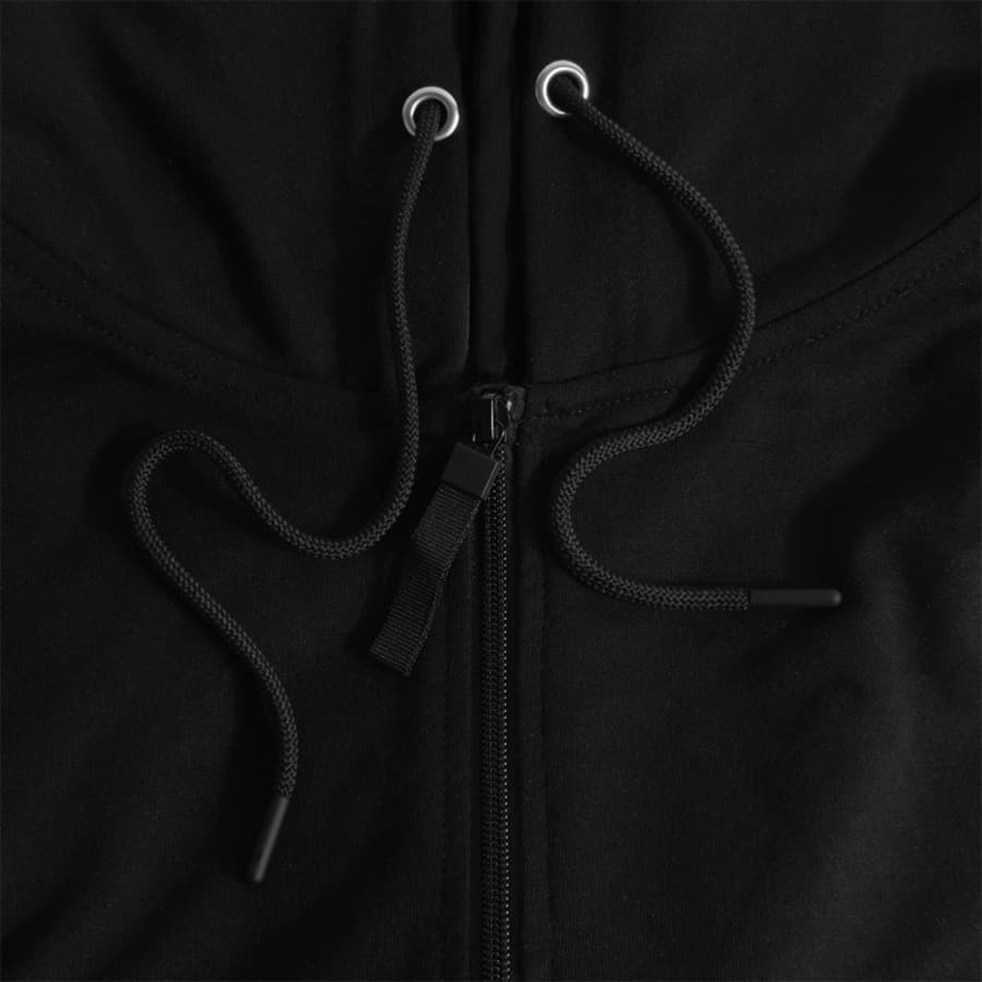 Толстовка унисекс на молнии с капюшоном EVEREST 260, черный-3