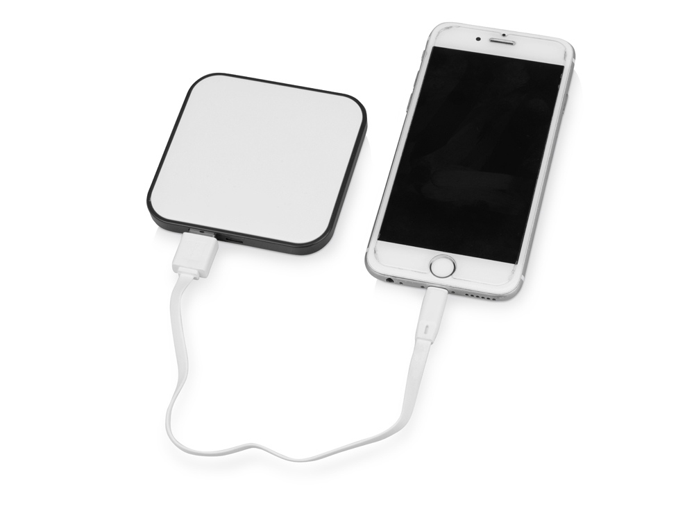 Портативное зарядное устройство (power bank) Квадрум, 2600 mAh, черный-1