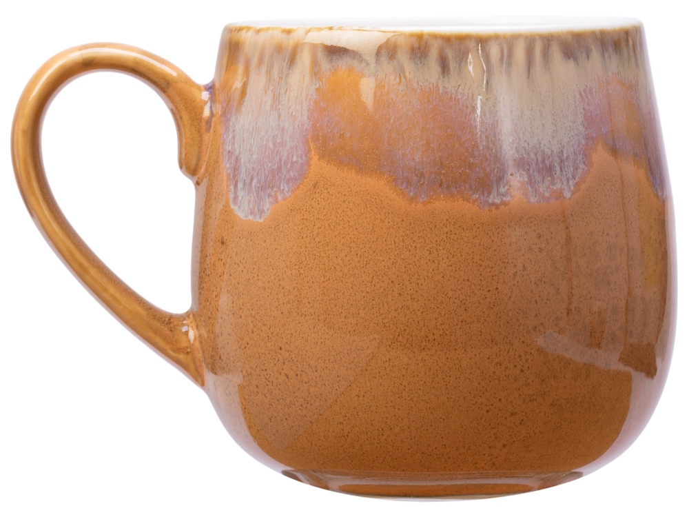 Кружка с вулканическим эффектом по краю Etna, 440 мл, персик-2