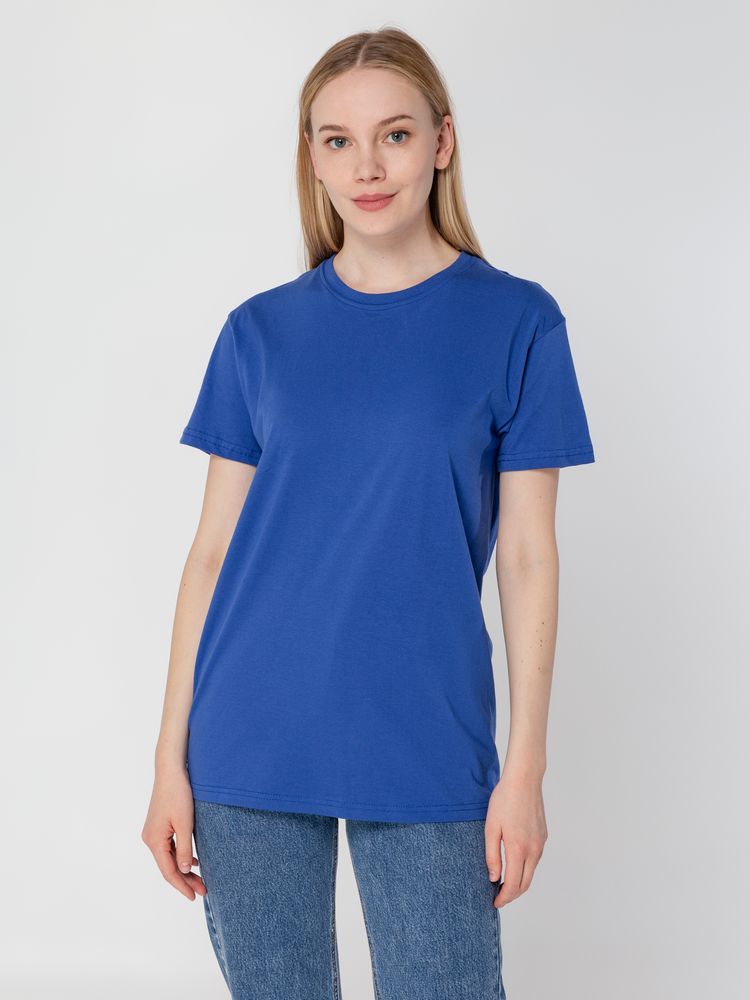 Футболка унисекс T-Bolka 160, ярко-синяя-4