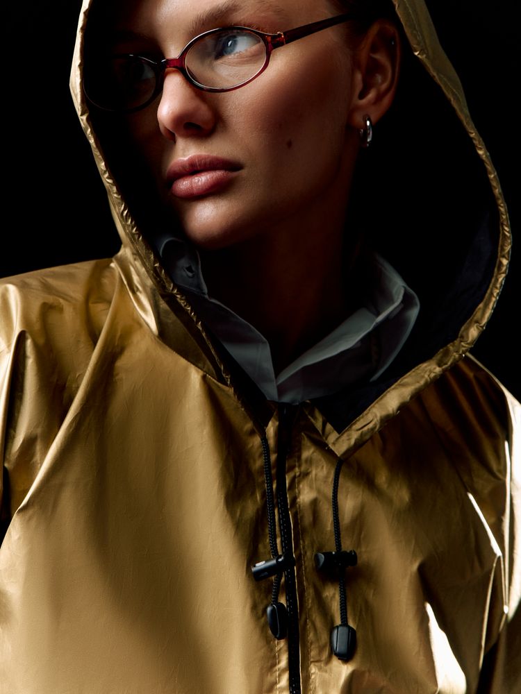 Дождевик Palladio Pockets, золотистый-7