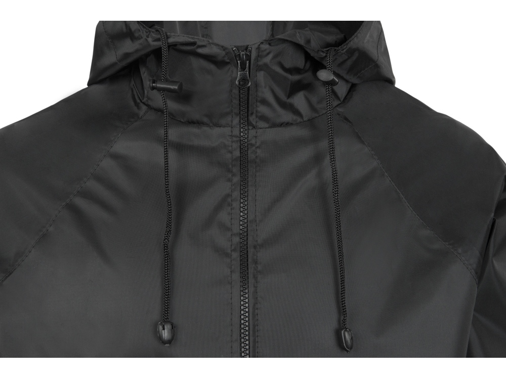 Дождевик Parka унисекс, черный-4