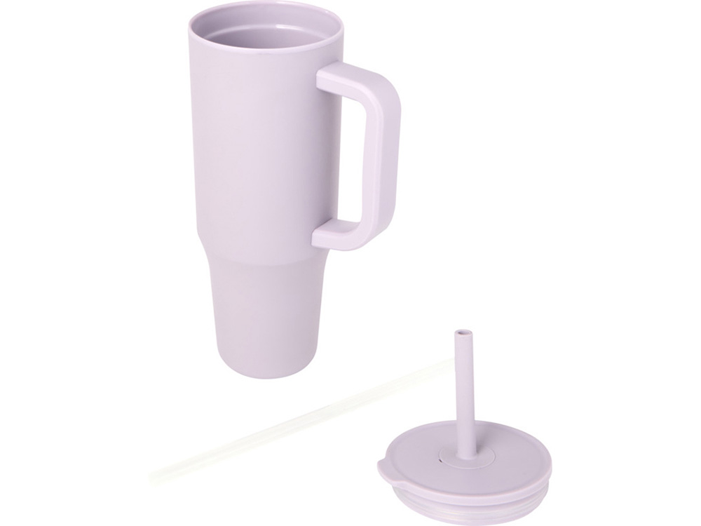 Brady термостакан с силиконовой трубочкой, 900 мл, сертифицированный согласно RCS- Сиреневый-2