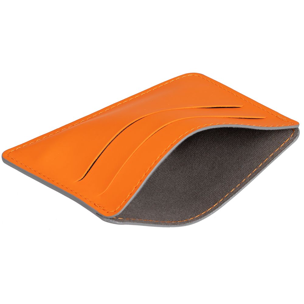 Чехол для карточек Shall Simple, оранжевый-1