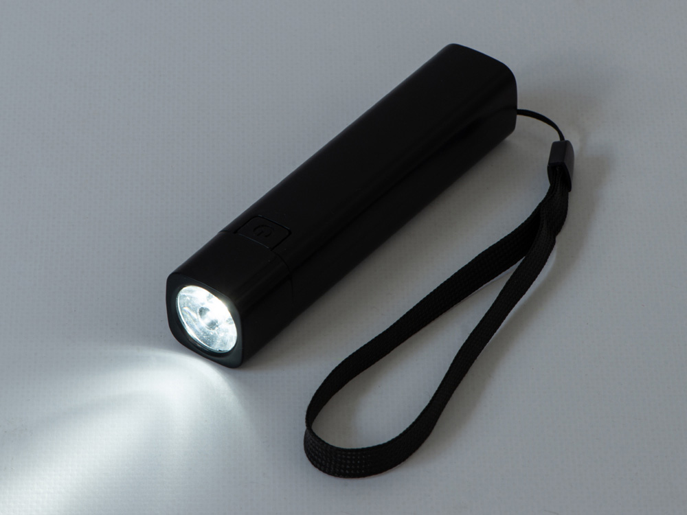 Светодиодный фонарь Wink, черный-2