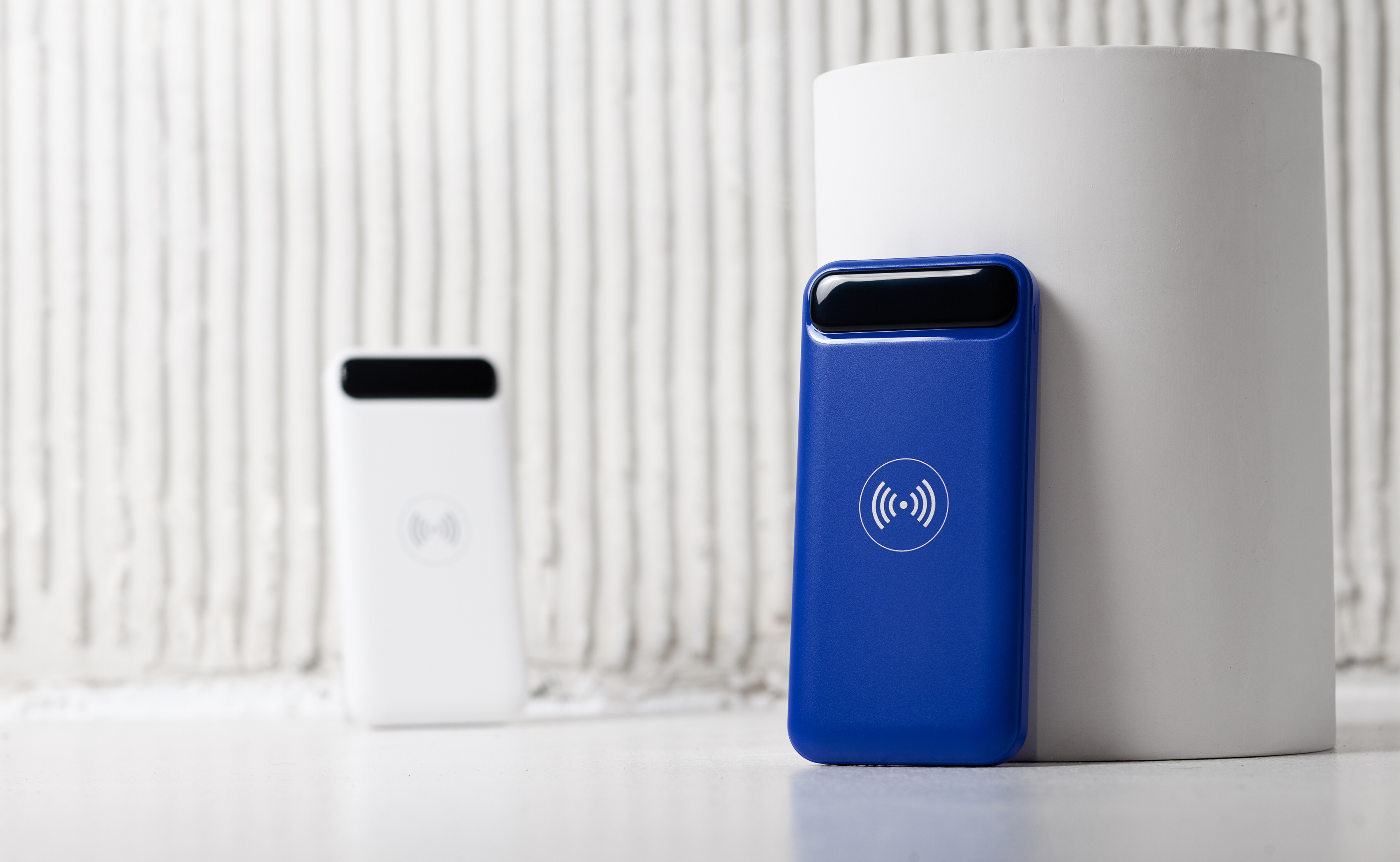 Беспроводное зарядное устройство "Quantum", 10000 mAh с цифровым индикатором заряда-2