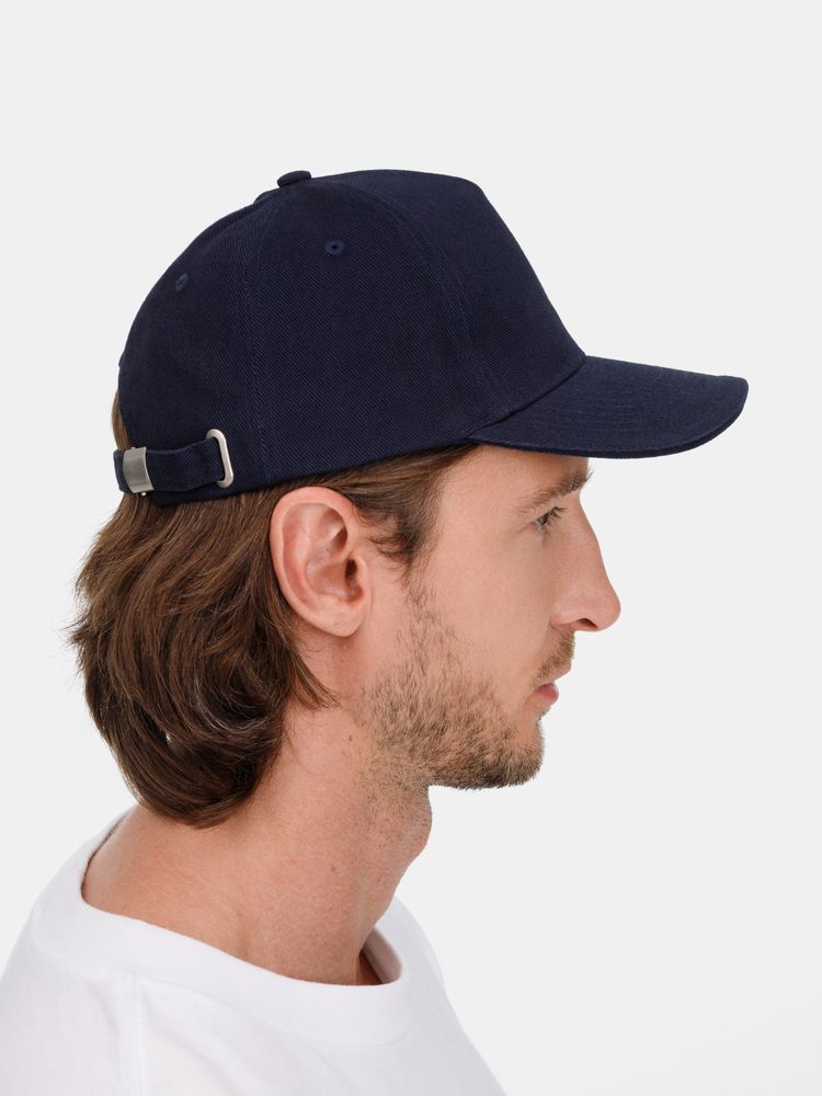 Бейсболка Classic 2.0, темно-синяя-4