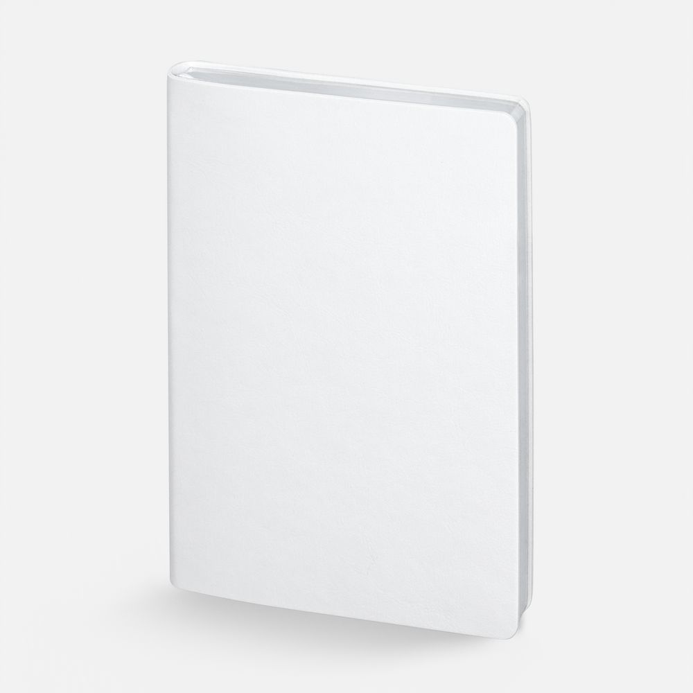 Ежедневник Nebraska Flex, недатированный, белый с серебристым-0