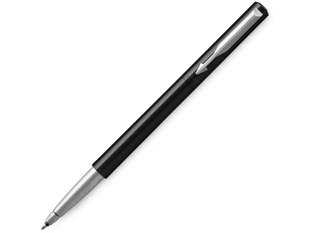 Ручка роллер Parker Vector Standard Black CT, черный-0