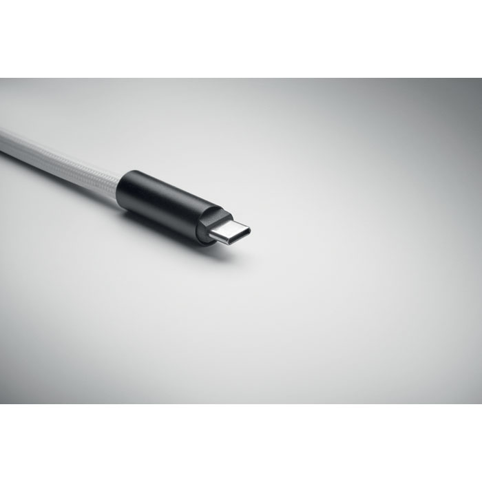 Ланьярд и зарядный кабель, белый-5