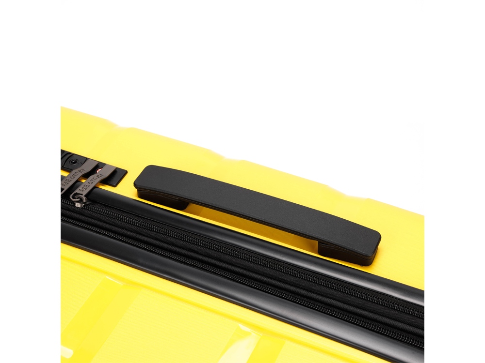 Чемодан TORBER В Отпуск, жёлтый, полипропилен, 40,5 х 25 х 62,5 см, 55 л-6