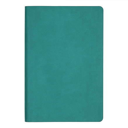 Ежедневник Flexy Soft Touch Latte А5, Бирюзовый-1