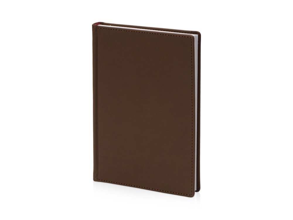 Ежедневник недатированный А5 Velvet, коричневый-0