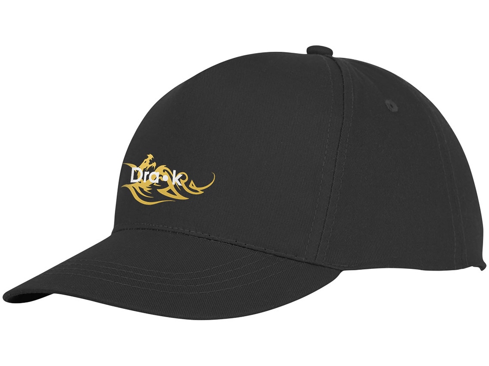 Пятипанельная кепка Hades, черный-3