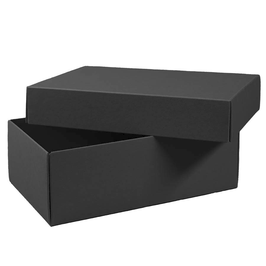 Коробка картонная, "COLOR" 11,5*6*17 см;черный, черный-1