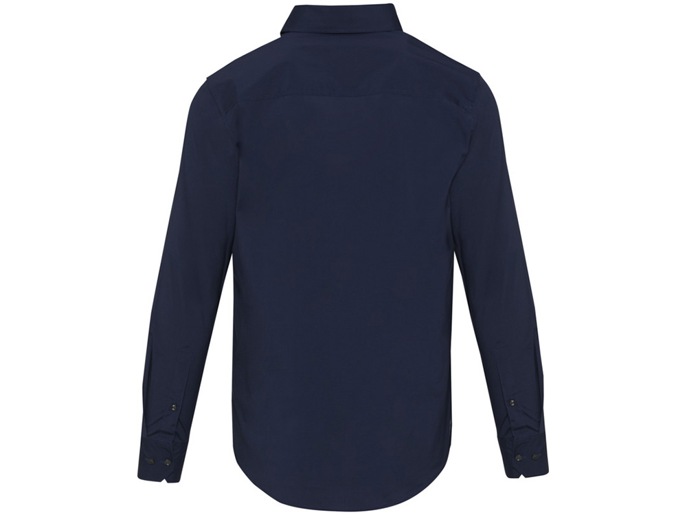 Carnelian мужская рубашка из поплина - Navy Blue-2