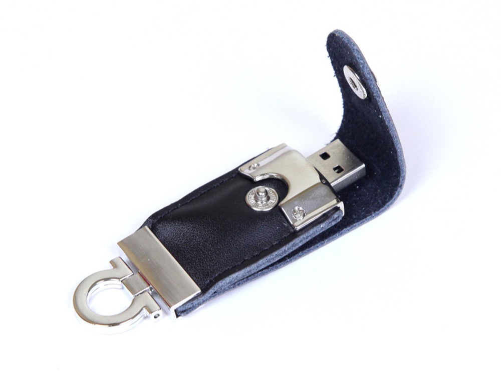 USB-флешка на 8 Гб в виде брелка, черный-0